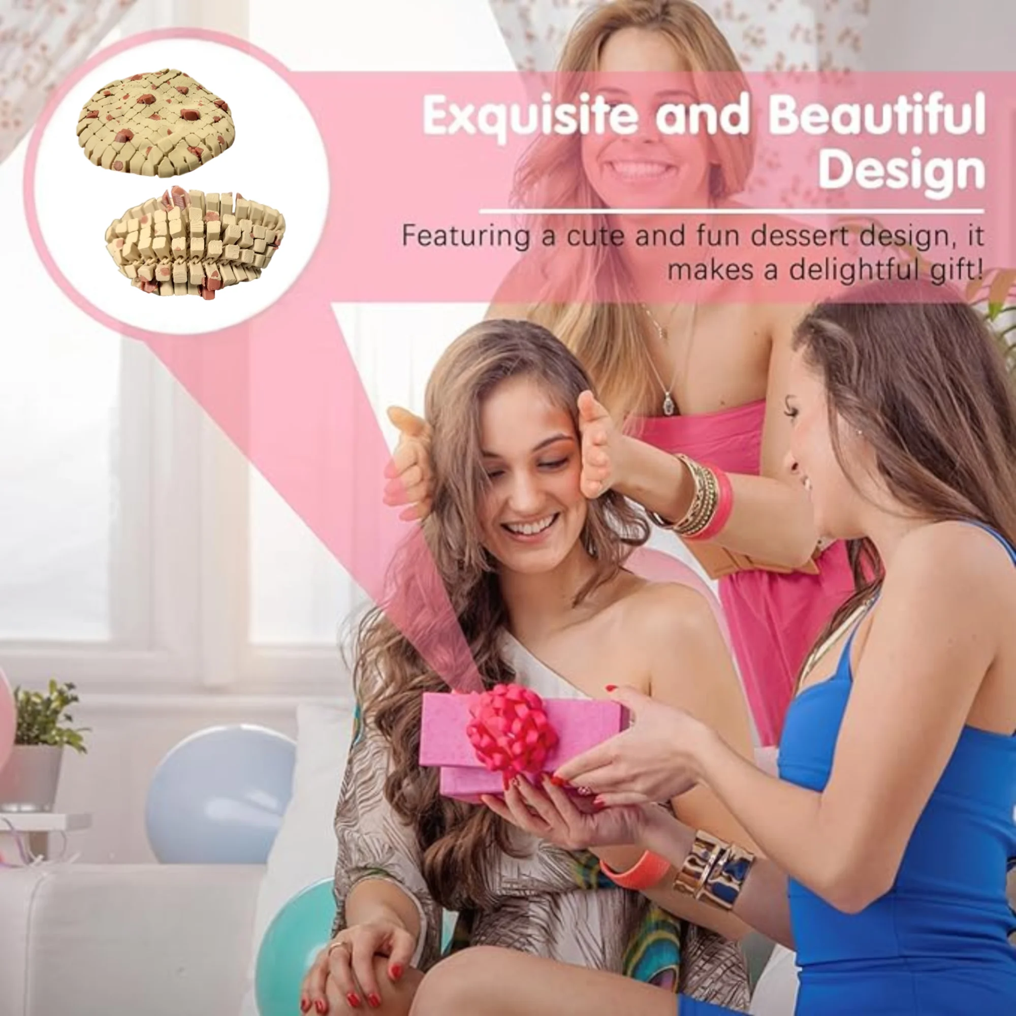 تمثال كوكي النشاط هذا مصنوع من البلاستيك وليس من السهل كسرها. إنها هدية مثالية للمكاتب وغرف المعيشة ودي