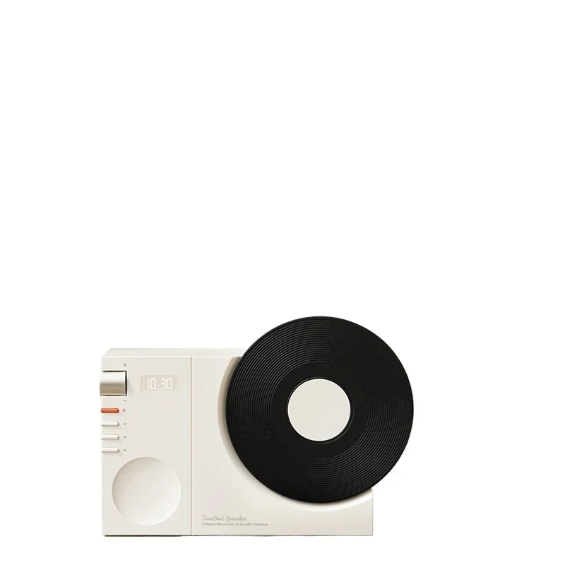 

Time Bluetooth speaker home wireless record small stereo desktop high sound quality small mini men and women birthday gift