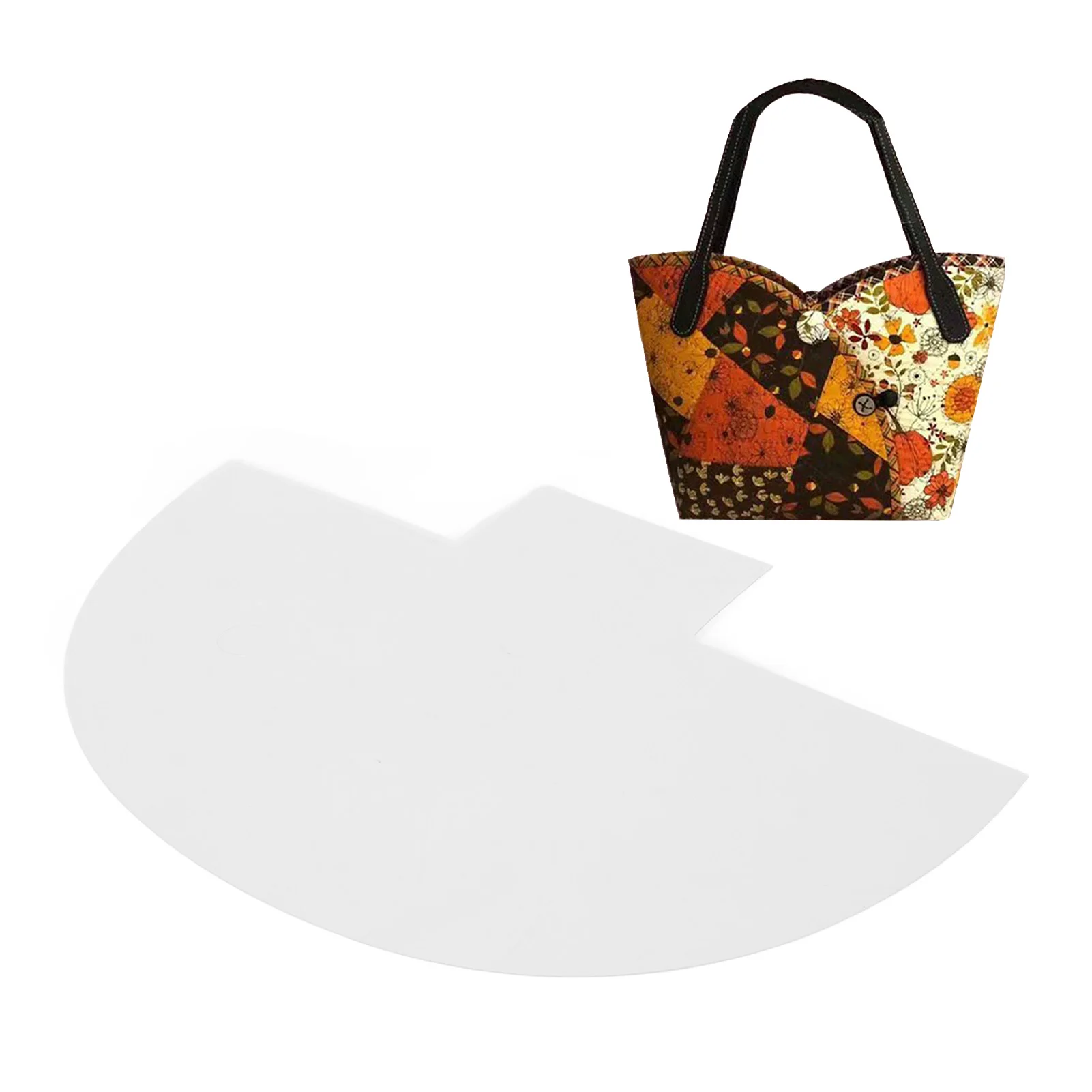 Handbag Sewing Template Transparent Acrylic Reusable Basket Bag Pattern Template For DIY Bag