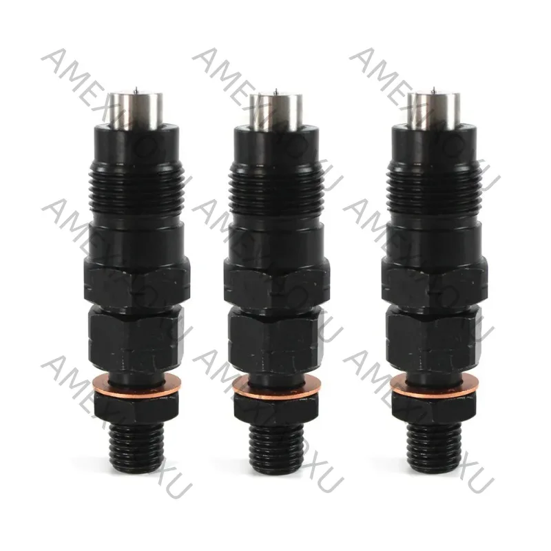 wanwu  3pcs New Fuel Injector H1600-53000 16001-53002 16001-53000 For Kubota D722 Engine