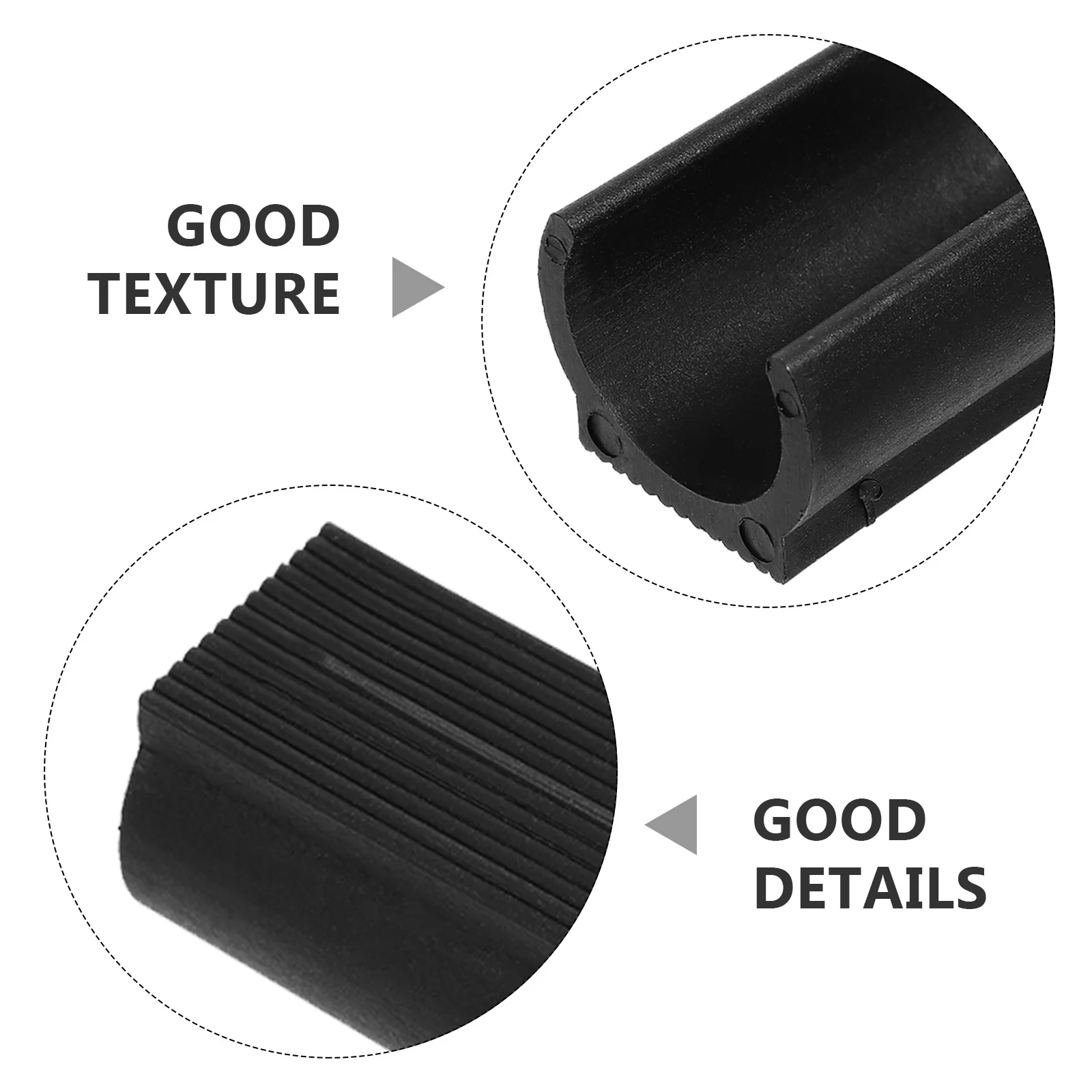 25 шт. противоскользящая накладка U-образный чехол для ног стула, пластиковые колпачки для ножек, защитный рукав для мебели, столов, стульев, батутов