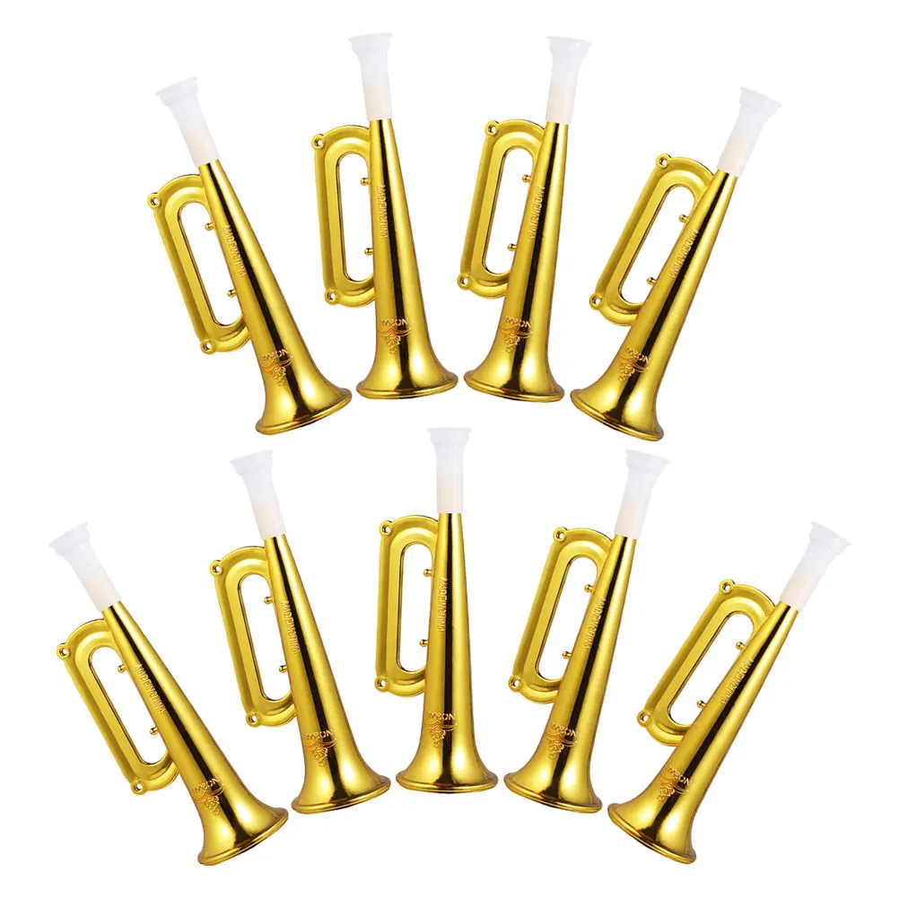 

9Pcs Plastic Trumpet Loud Cheering Horn Comfortable Grip Sports Game Party Noise Maker for Plastic Trumpet