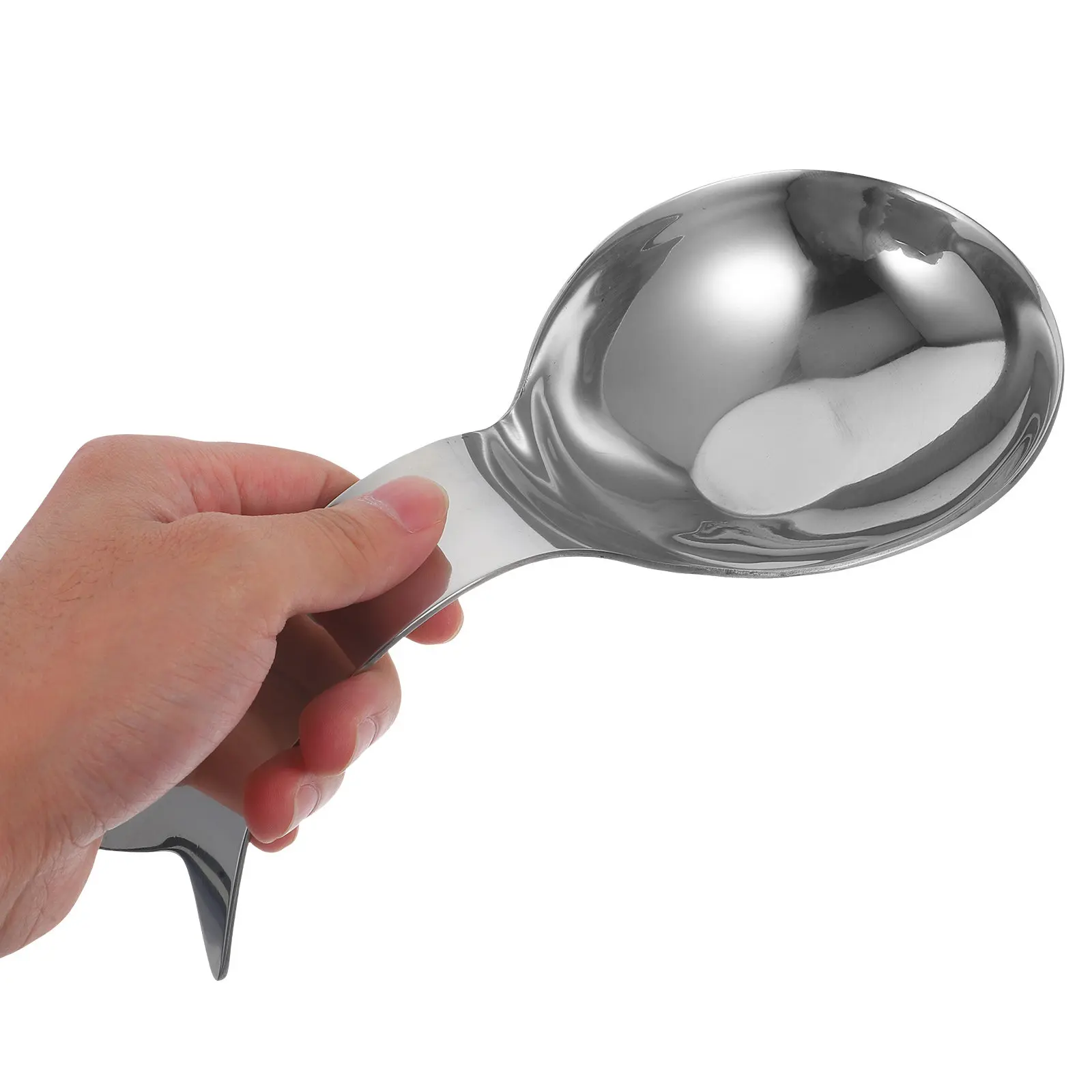 1 Piece Stainless Steel Spoon Rest Elegant Kitchen Utensil Rest for Spoons Ladles Spatulas Tongs Cooking Brush Holder Tabletop