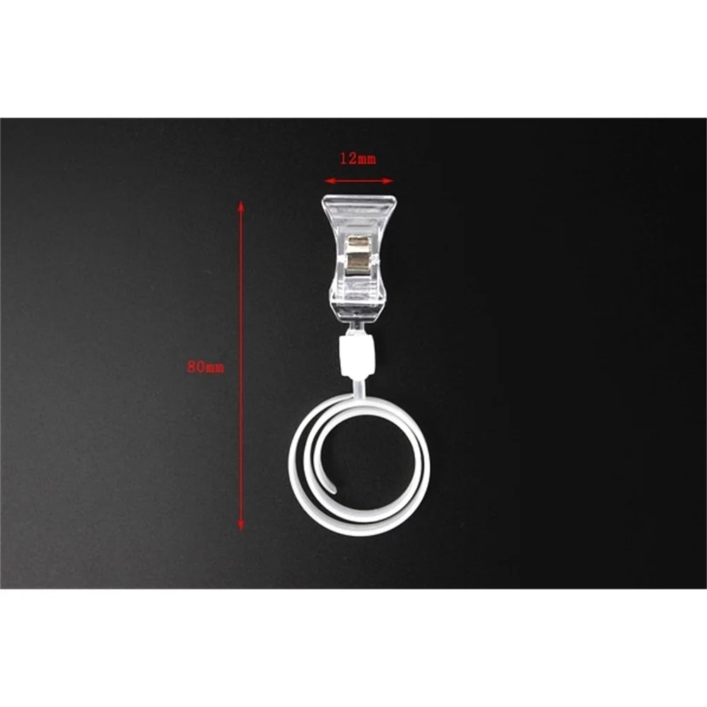 Pop Plastic Price Tag Sign Card Display Clips Holders Tube Pipe Advertising Card In Supermarket Retail Store Promotions