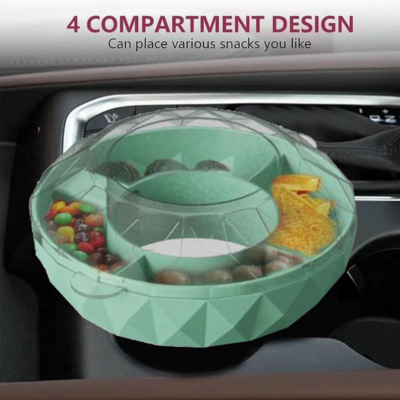 Filles à collation réutilisable pour Stanley, tasse avec poignée, 4 compartiments, document crème, 40oz