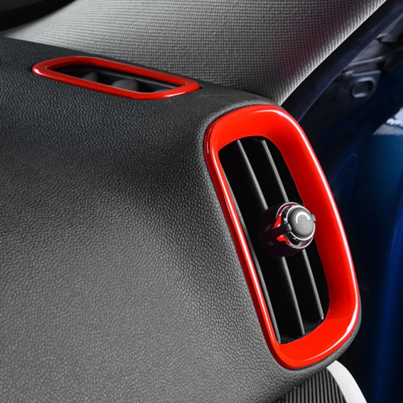 

F60 Countryman Car Central Control Air Conditioner Outlet Cover Sticker For MINI Cooper JCW One Decoration Interior Accessories