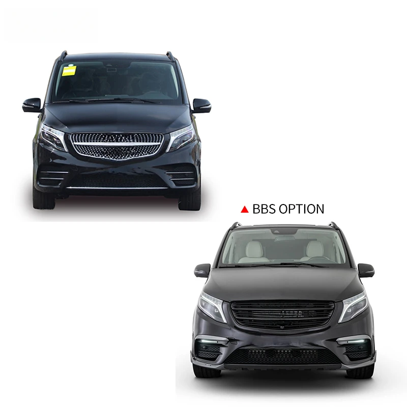 High Quality Front and Rear Bumper Kit with Lips and Tailpipe Upgrade for Full-Size Van Commercial Vehicle Off-Road
