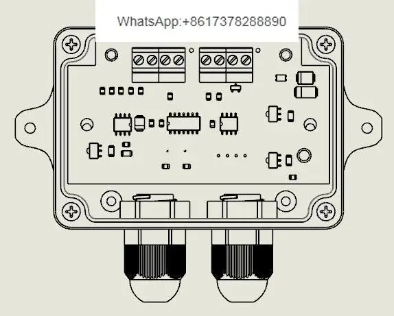 

1PCSX Load cell / Strain Gauge Amplifier RW-ST01D, RS485 ,485 /RS232 232 OUTPUT weight amplifier