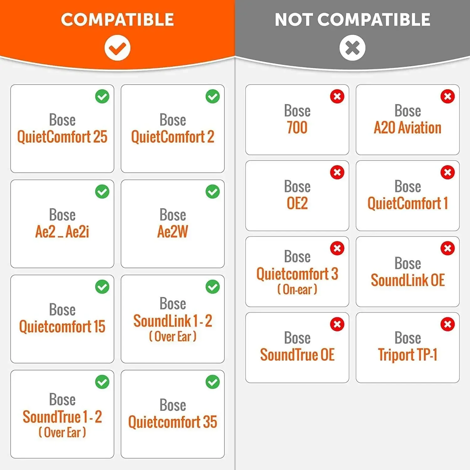 ของแท้หนัง Sheepskin ชุดหูฟังโฟมเบาะสำหรับ BOSE QC35 QC25 QC15 AE2หูฟังหูฟัง Lambskin ฟองน้ำ