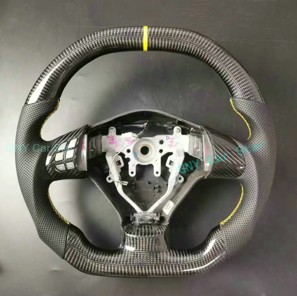 100% Real Carbon Fiber Car Steering Wheel For Subaru Impreza Legacy WRX STI Forester