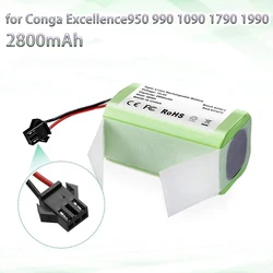 PURFIELD 4S1P 14.4V 2800mAh 18650 Li-lon Battery for Cecotec Conga 1390 1490 1590 Vacuum Cleaner Genio Deluxe 370 Gutrend Echo