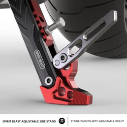 Motorcycle support side frame adjustable high side support scooter side stand Side Kick Bracket For Honda CB400X CB400F CBR400R