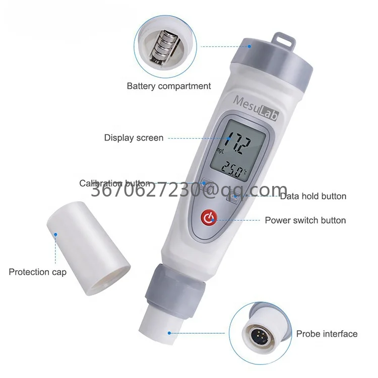 Hot Cheap for Ponds Aquaculture Aquarium Water Measure Handheld Portable Digital Do Meter Dissolved Oxygen Tester Meter Analyzer