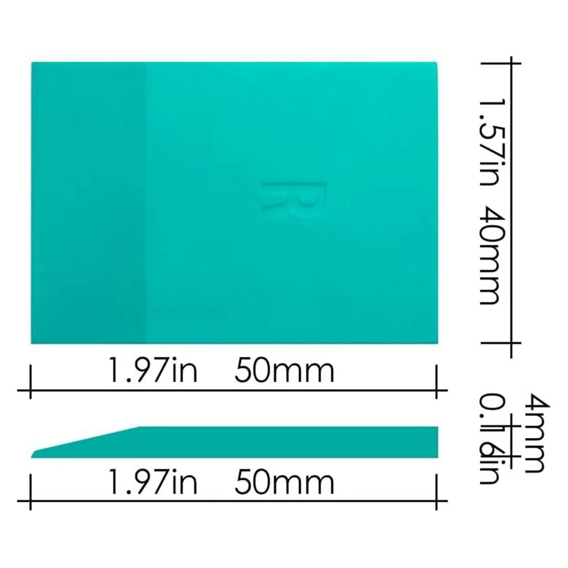 Chalk Paste Mini Squeegee 3Pack,Optimized For Use With Mesh Backed Stencils And Transfers Rubber Mini Squeegee