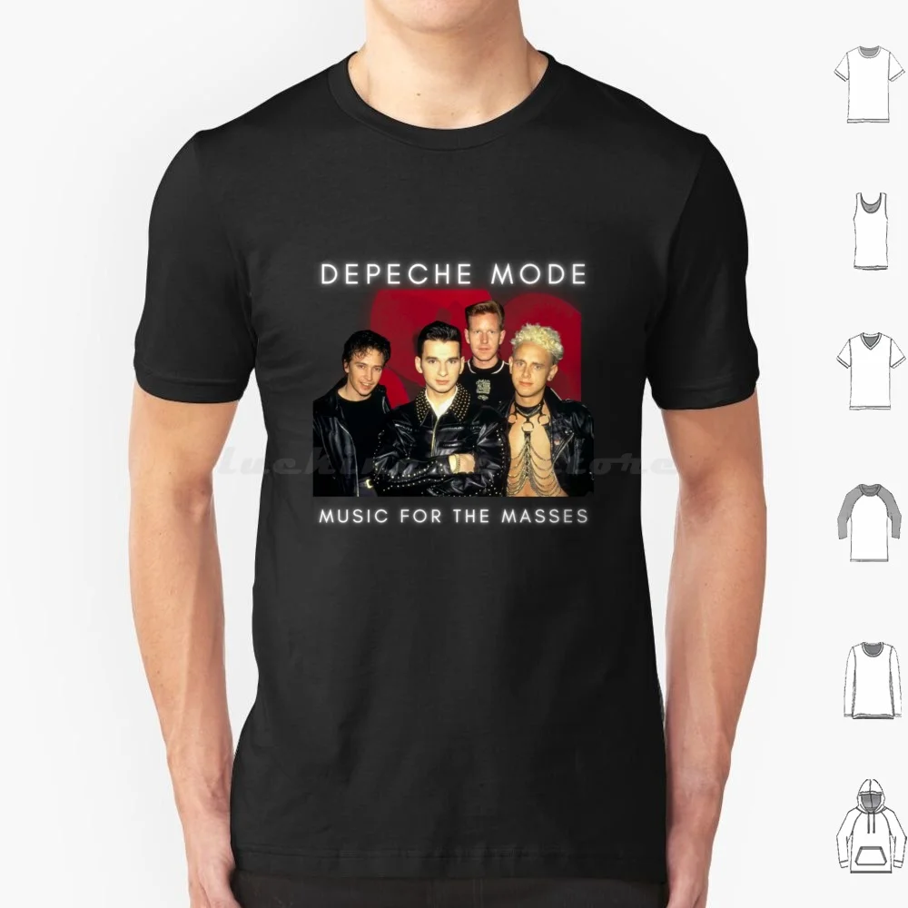 

Футболка Mode 80s 6xl Хлопковая крутая футболка Music For The Masses Black Celebration 80-х Synth Dave Gahan Andrew Fletcher Alan Wilder