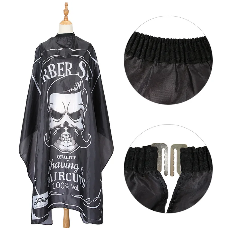 Retro Pattern Haircut Cloth Barber Polyester Apron Hairdressing Waterproof Cape Salon Antistatic Hairdresser Capes Styling Tools