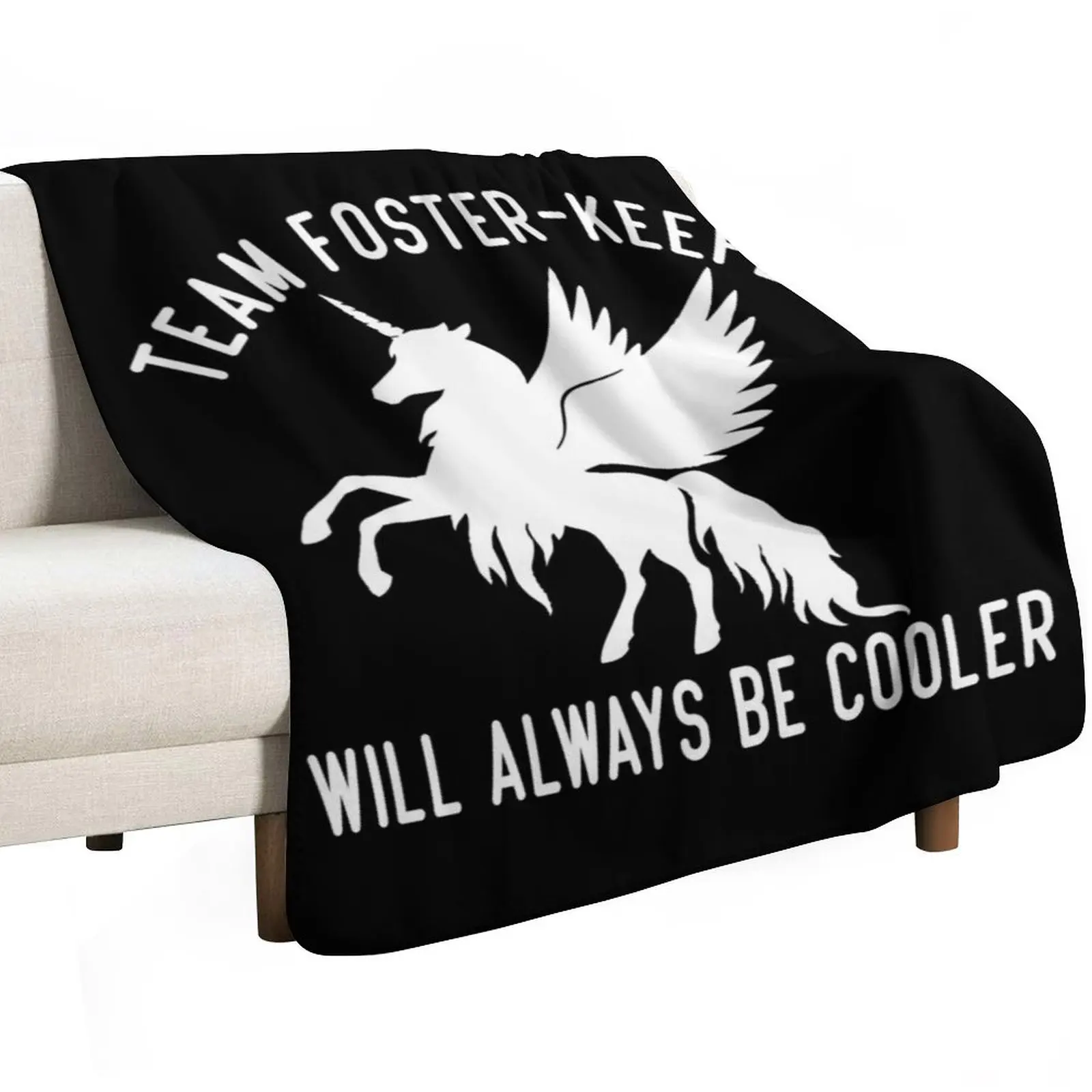 Team Foster Keefe Will Always Be Cooler Throw Blanket Moving manga For Baby Summer Sofa Throw Furrys Blankets