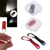 Lantern Keychain Protable Mini Keychain Flashlight Bright Long Lifetime Waterproof Self Defense Keychain Light Torch Outdoor