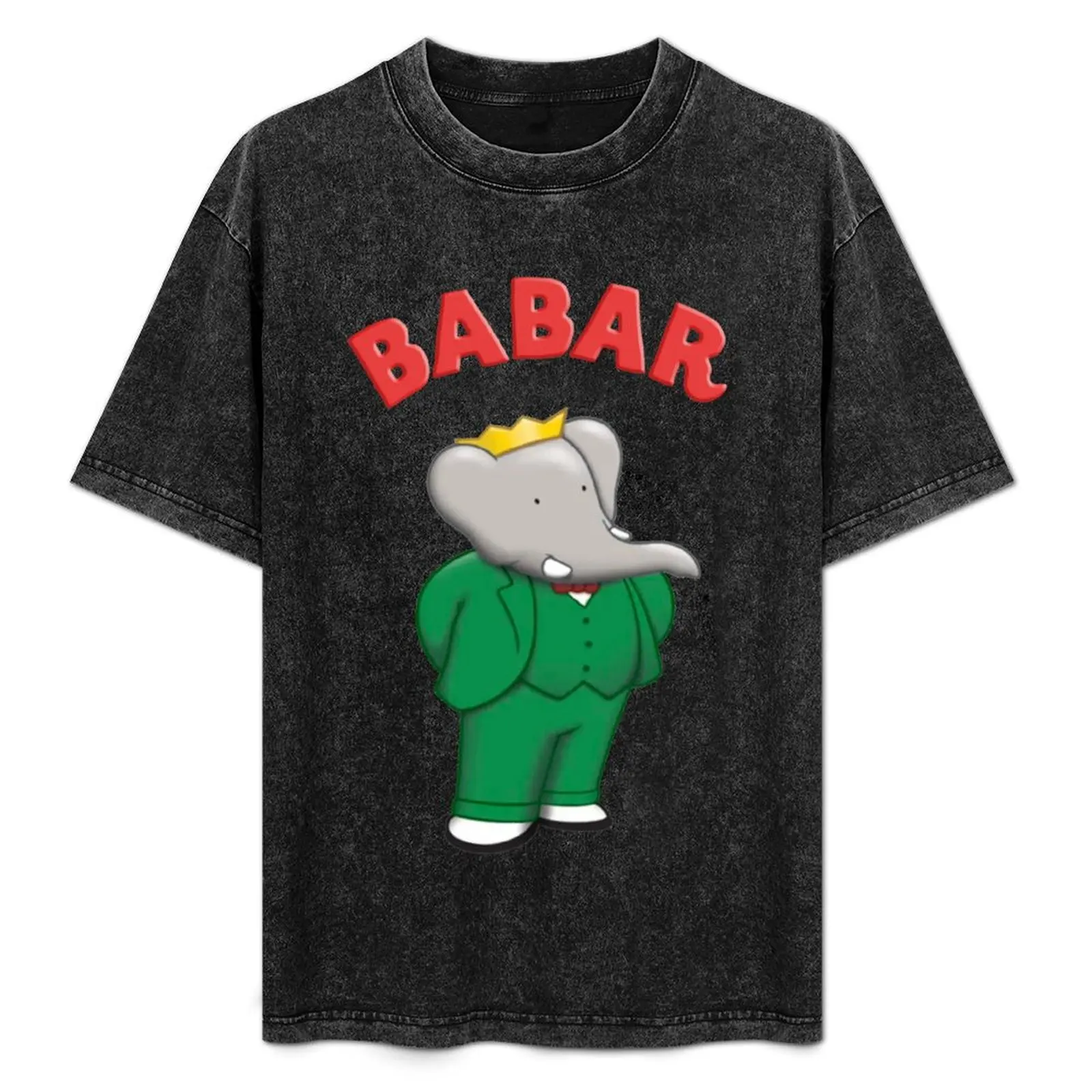 Babar the elephant T-Shirt Sporty Breathable Short Sleeve T-Shirt