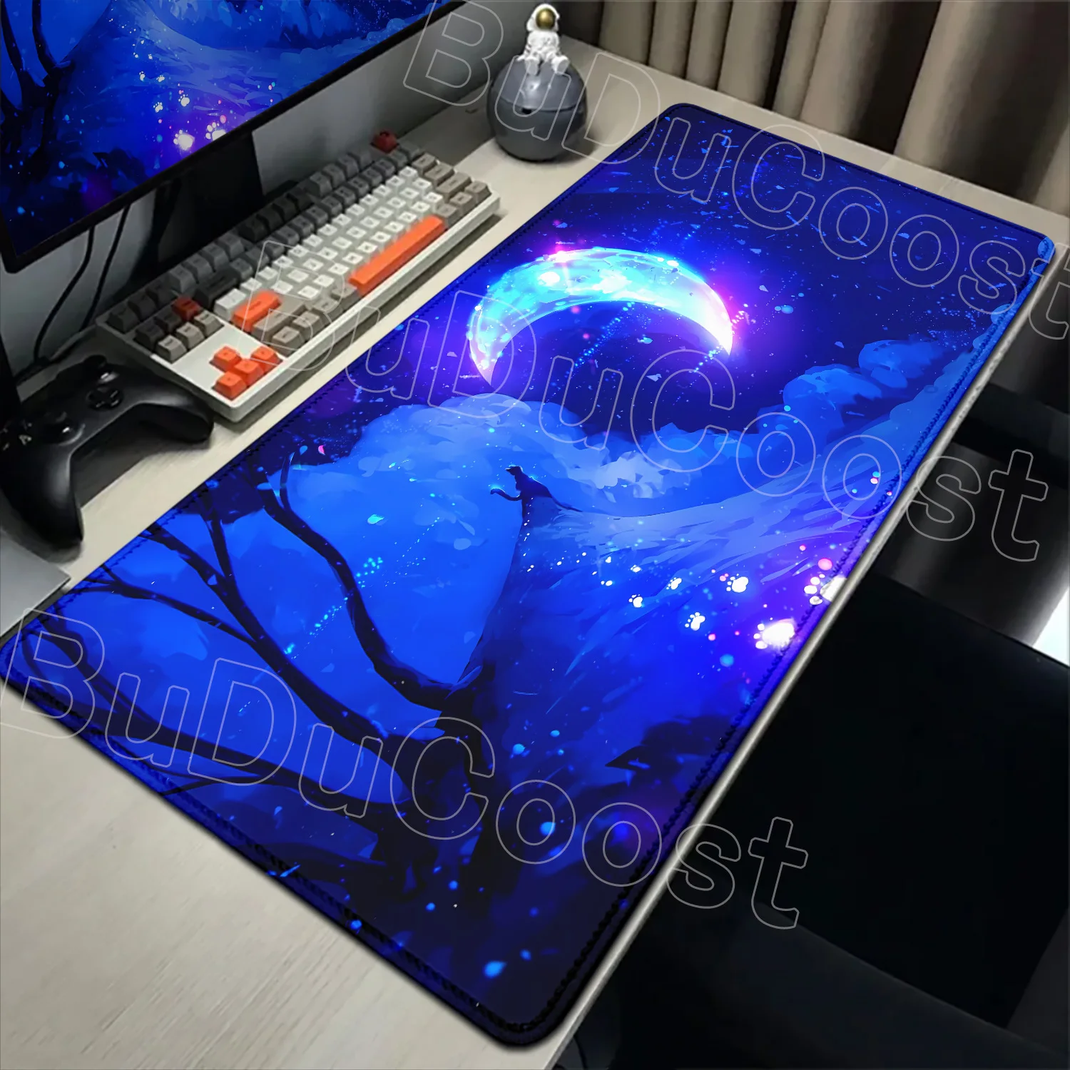 

Office Game E-sports Cute Mouse Pad Cute Cat Large Gamer Mousepad Rubber Keyboard Mat Mouse Mats Rubber Desk Pad Design Desk Rug