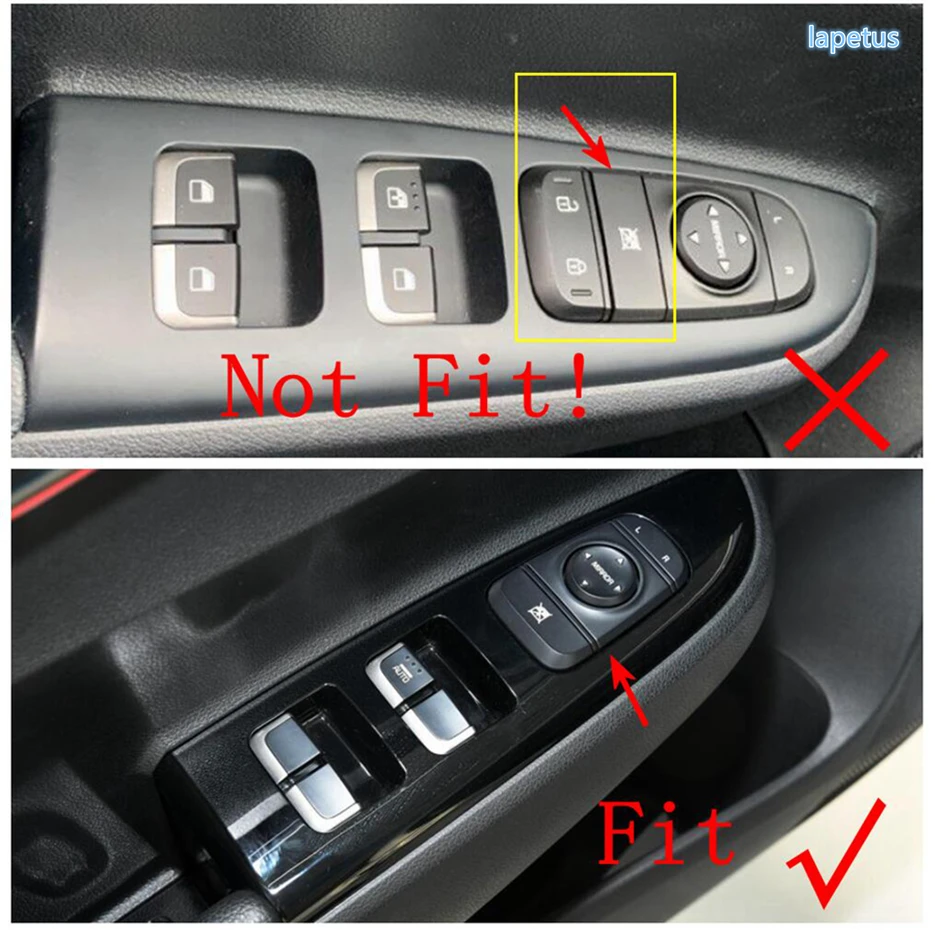 Warning Light Lamp Switch Water Cup Bottle Holder Air AC Vent Cover Trim For Kia Rio 4 X-line 2017 - 2020 Car Accessories