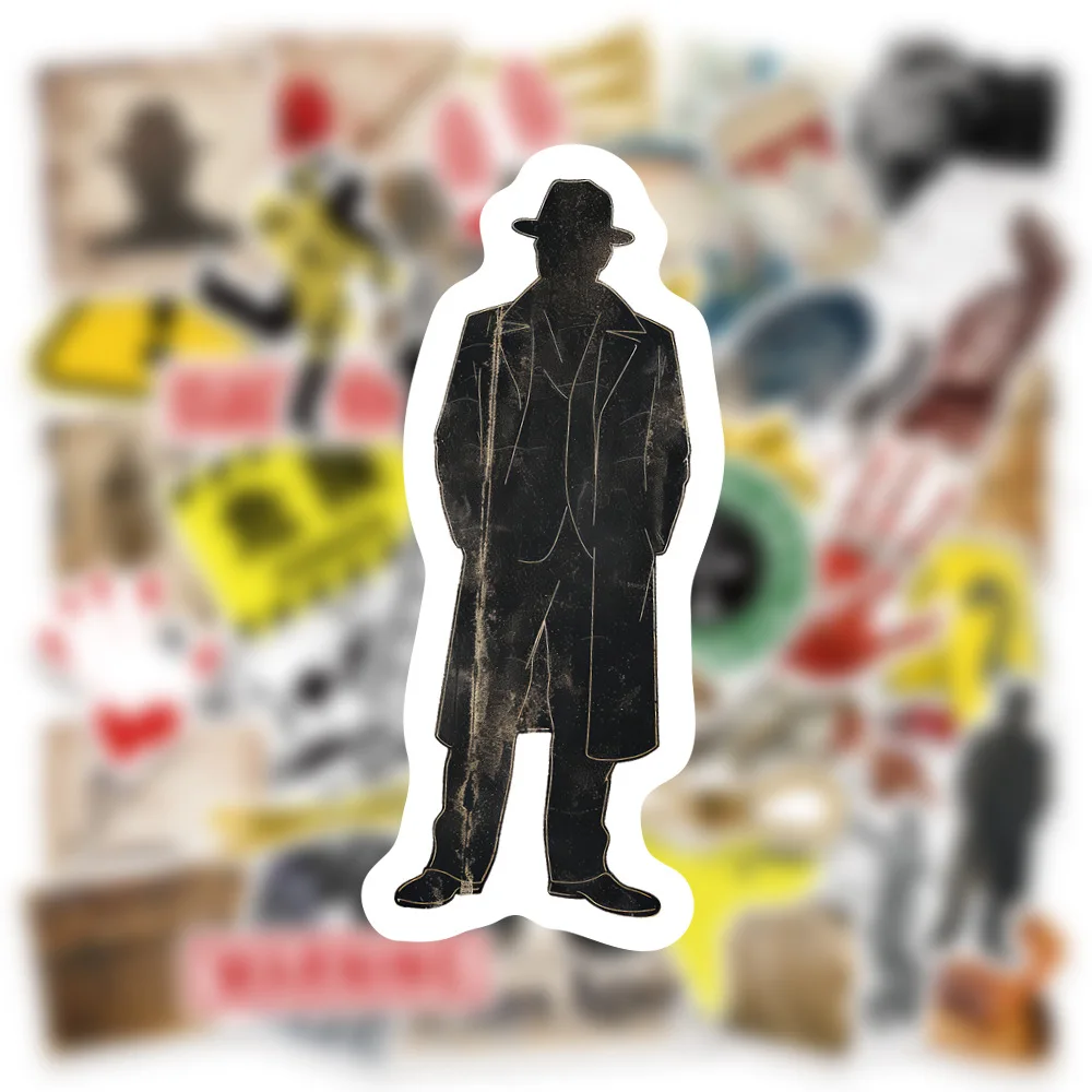 10/50 قطعة ملصقات محقق القتل شخصية الكتابة على الجدران DIY بها بنفسك الغيتار الهاتف المحمول كوب ماء سكيت الشارات مقاوم للماء