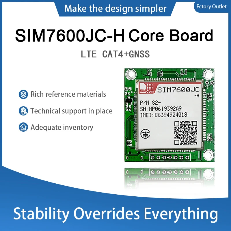 SIMcom SIM7600JC-H SIM7600JC MINIPCIE SIM7600JC-M.2 SIM7600JC Dongle SIM7600JC-H Core board breakout ชุด TE-A 1 ชิ้น