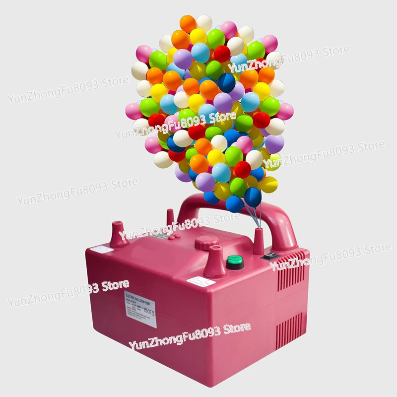 B362P Electric Balloon Pump Inflator Blower 5-Inch Round Latex Balloon Speed Time Controller for Party Supplies