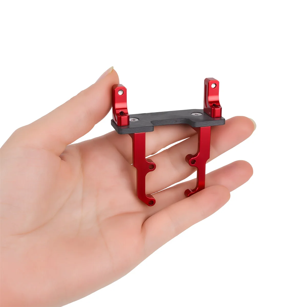 Aluminum Alloy Servo Mount Base Stand with Steering Link for Axial SCX10 II 90046 AR44 Axle 1/10 RC Crawler Upgrade Parts view 6