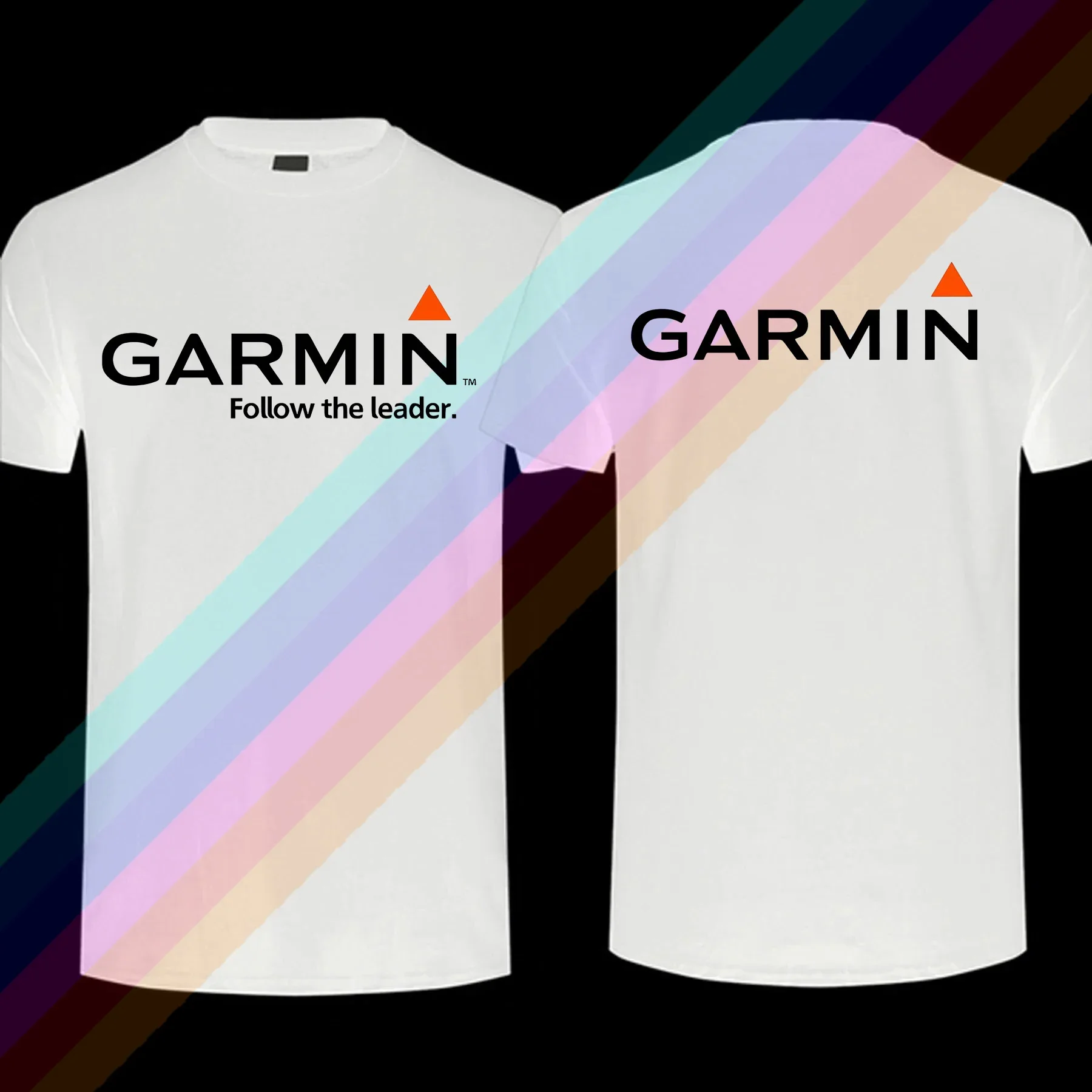 2024 Men T Shirt Casual Garmin Follow The Leader Running T shirt Graphic Oversized Sports Tops Comfortable Streetwear Very cool