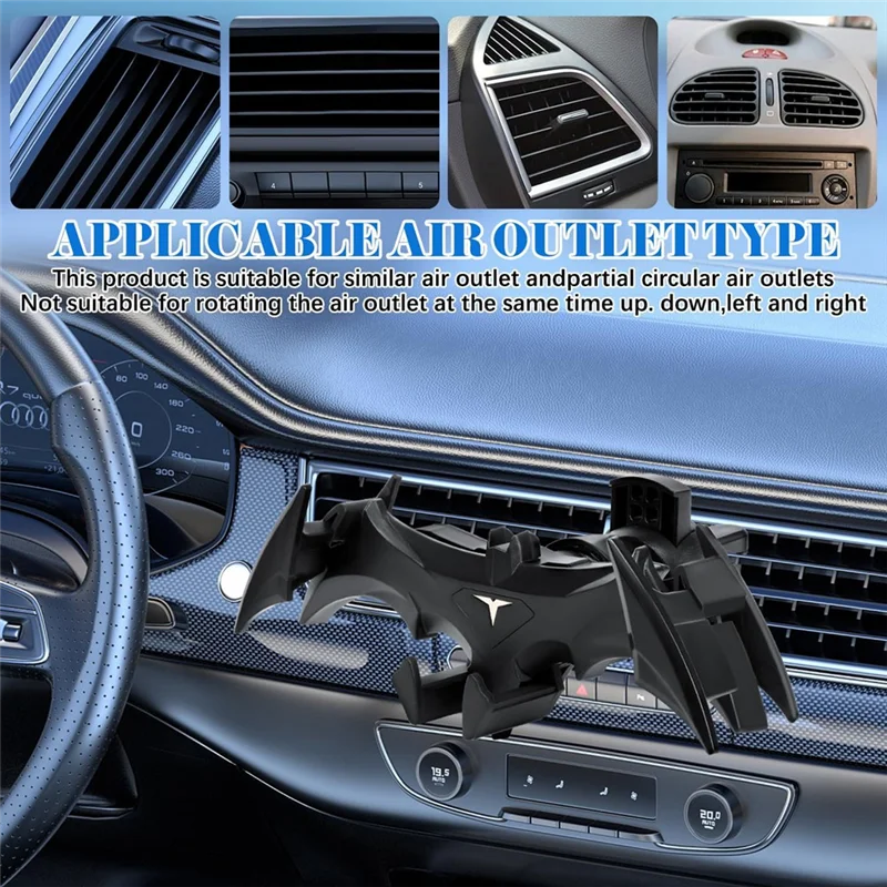 

Автомобильный держатель для телефона FULL-Bat Wings, держатель для телефона Batat для автомобиля, автомобильное крепление для телефона вентиляционного отверстия, универсальный держатель для мобильного телефона с вентиляционным отверстием