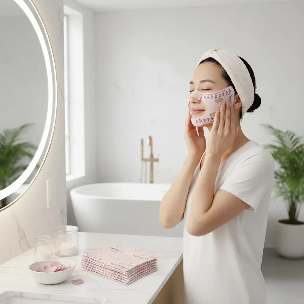 20 قطعة قناع الوجه على شكل حرف V ضمادة التخسيس قابلة لإعادة الاستخدام الذقن والفك رفع حزام المضادة للتجاعيد الوجه المشكل لعضلات الماستر #1