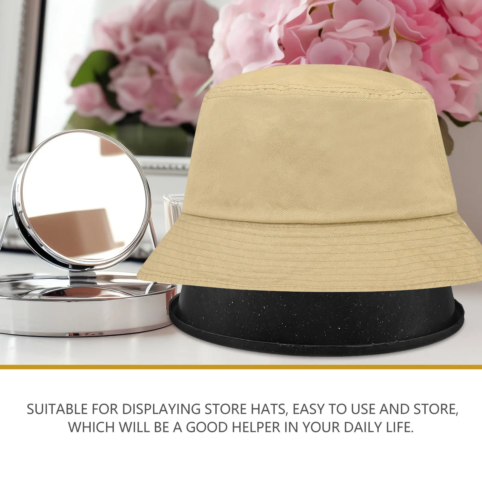 

10Pcs Cap Supports Plastic Hat Shapers Maintain Perfect Shape for Top Hats and Bucket Caps Compact Storage Friendly