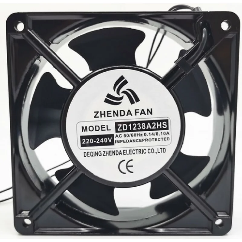 

Y 1 шт. для ZHENDA FAN ZD1238A2HS 220-240 В 12 см 12038 0,14/0,10 А охлаждающий вентилятор #