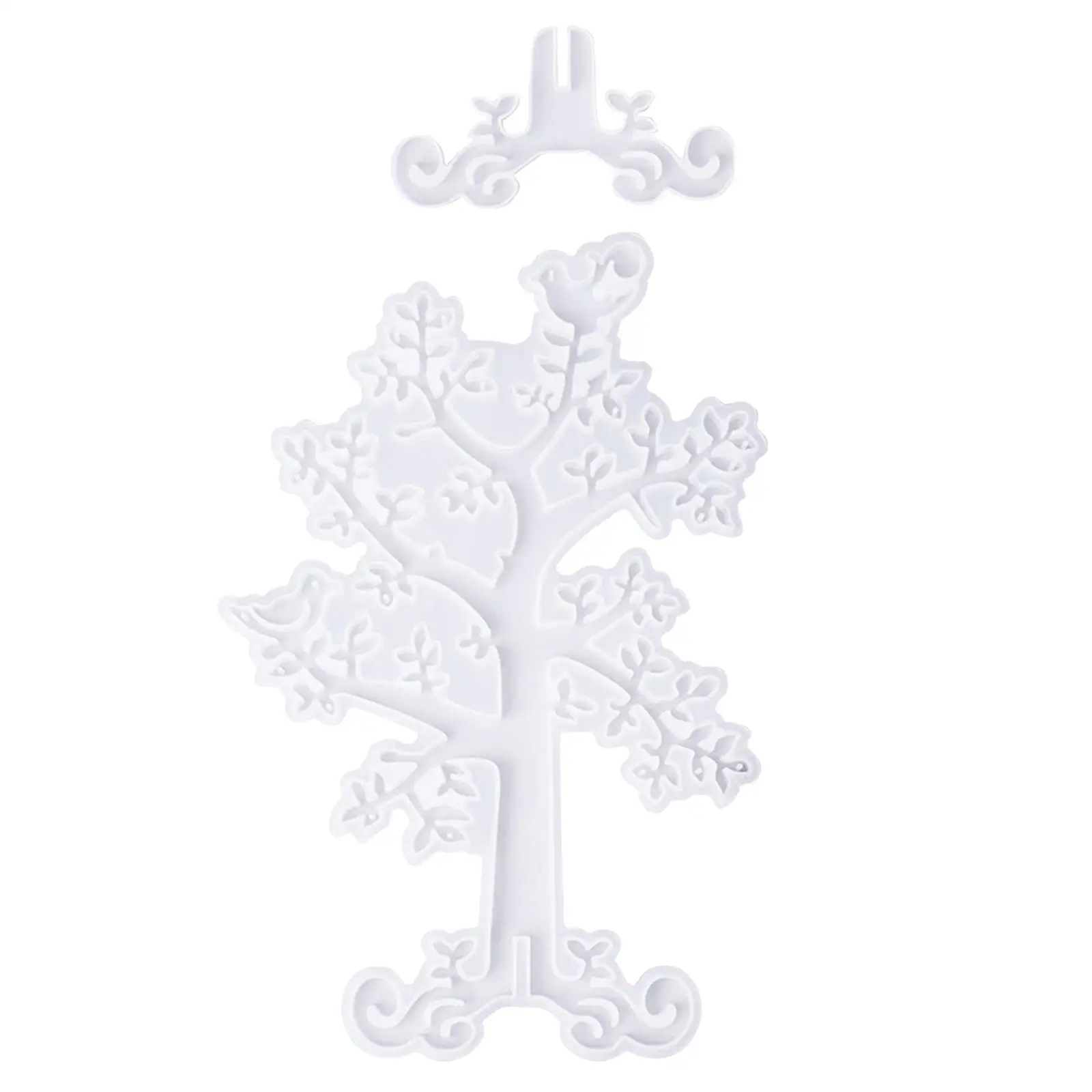 Silicone Jewelry Organizer Resin Casting craft Tool Necklace Hanger Accessory Stand Tray Decor