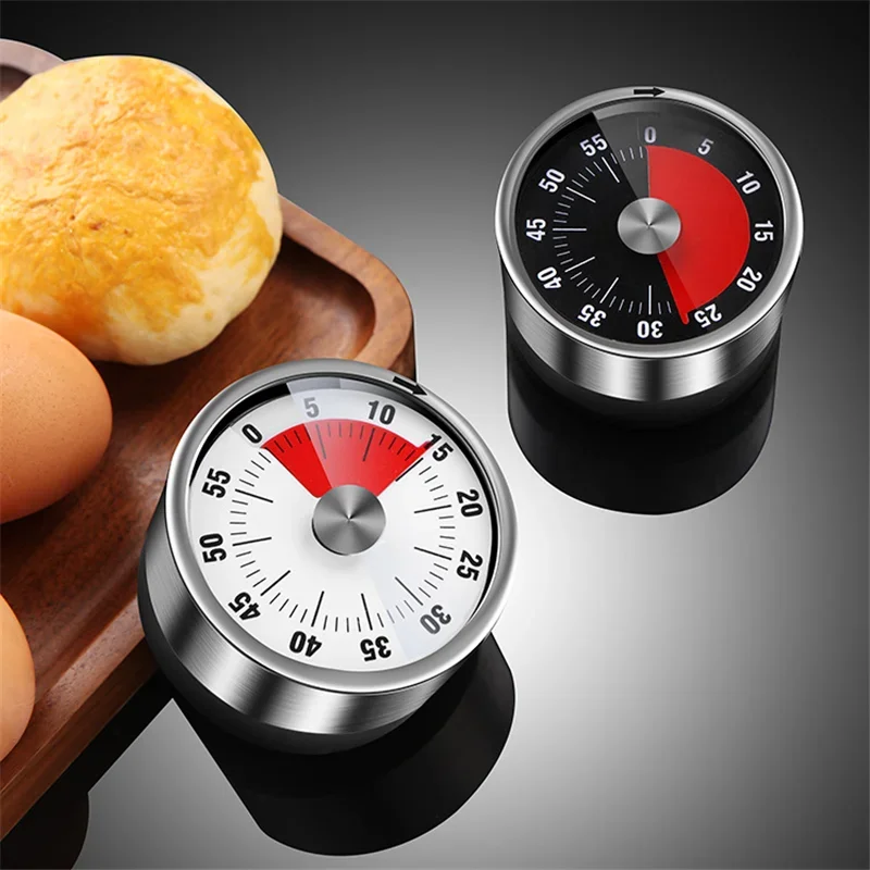 

Magnet Adsorption Kitchen Timer Mechanical Alarm Clock Cooking Study Egg Reminder Countdown Timer Kitchen Gadget Accesories