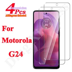 Dla Motorola G24 nietłukące szkło hartowane dla Moto G24 folia ochronna na ekran 1/4 szt.