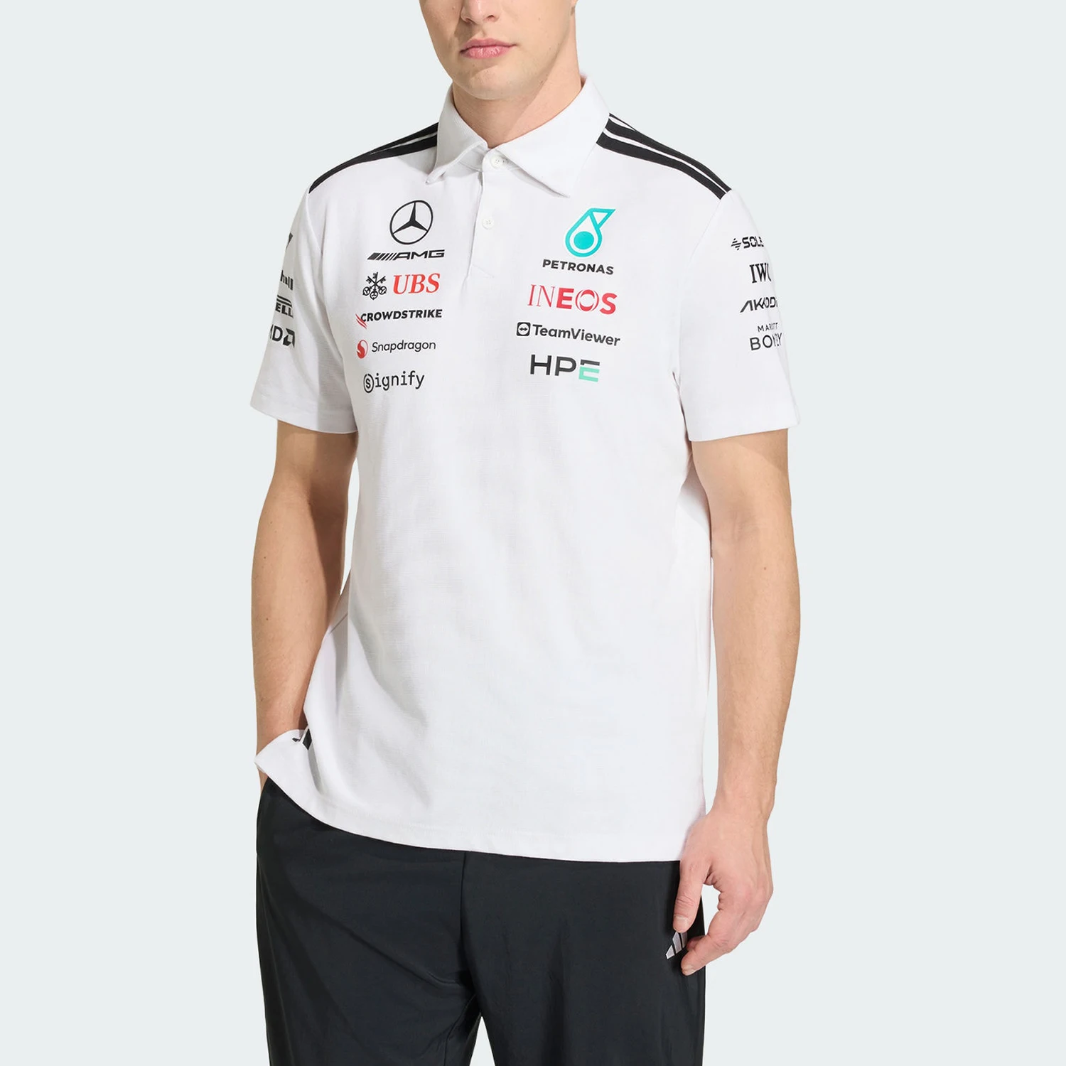 Adidas genuine summer men's collar training fashionable short sleeved polo shirt KE5524
