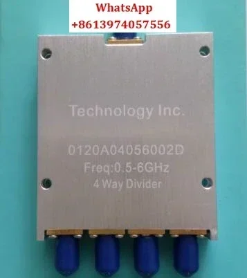 0.5-6GHz RF RF 4 Way Divider1 Minute 4 Power Divider 0120A04056002D