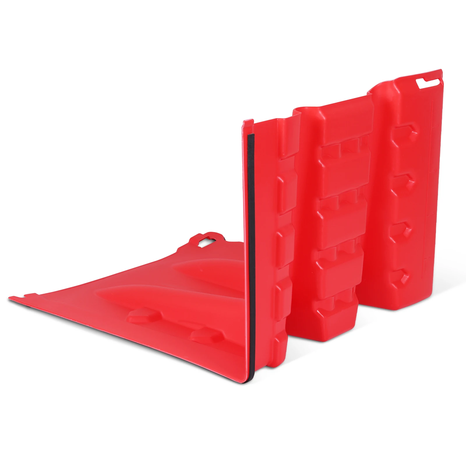 52 سنتيمتر 6 قطعة حاجز الوقاية من الفيضانات البلاستيك ABS حاجز الفيضانات السريع يغطي L على شكل لخدود تحويل النهر الطرق السريعة #1