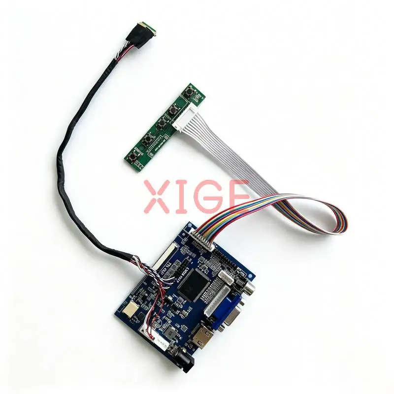 

Controller Board Fit HB140WX1 HSD140PHW1 HT140WXB CLAA140WB 1366*768 AV+HDMI+VGA Laptop Monitor Screen LVDS-40 Pin 1366x768 Kit