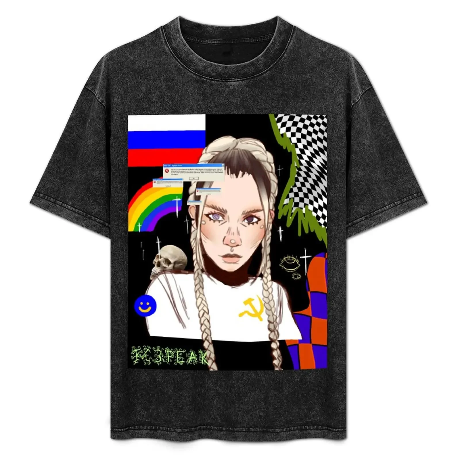 

Nastya Kreslina IC3PEAK T-Shirt korean fashion sweat vintage t shirts street wear mens graphic t-shirts pack