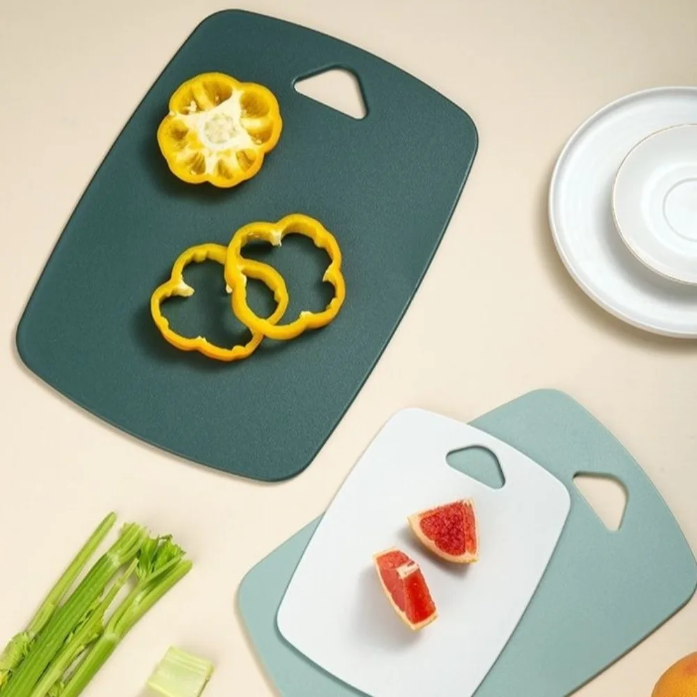 

3PCS/SET Thick Double Sided Cutting Board Non-Slip Easy To Clean PP Cutting Board Odor-Resistant Hanging Storage Chopping Board