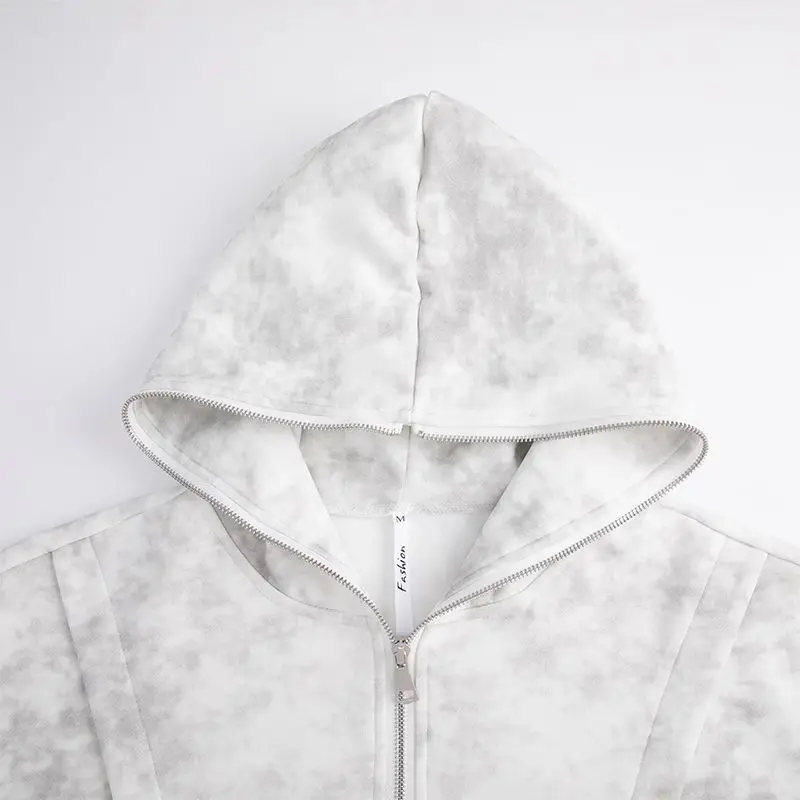 طقم شورت ثقيل نصف سحاب بأكمام قصيرة طقم اتجاه الصيف للرجال