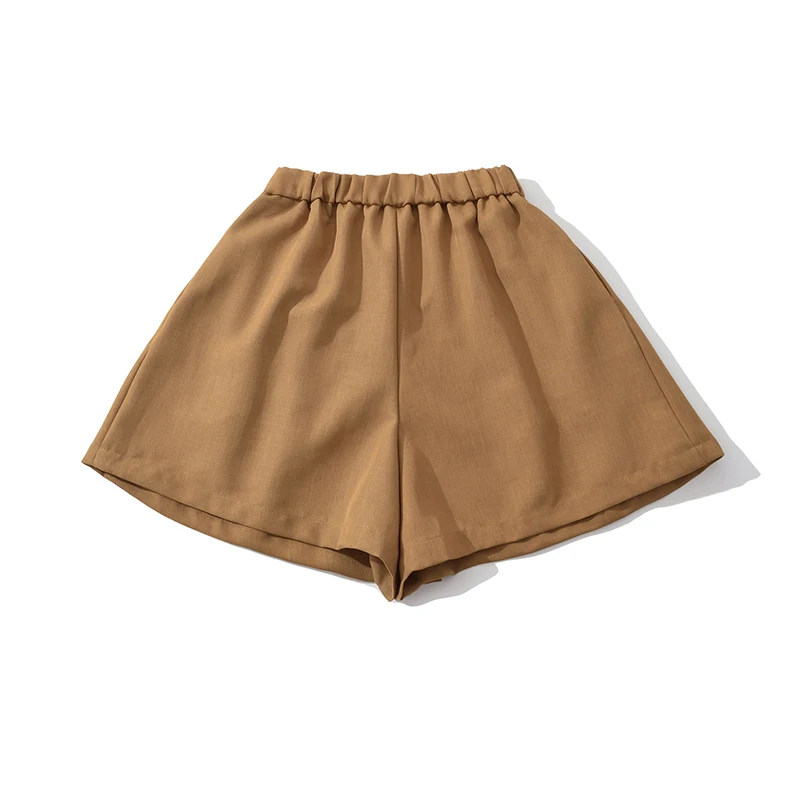 YENKYE 2025, lässige, lockere Sommer-Shorts mit hoher Taille und weitem Bein für Damen