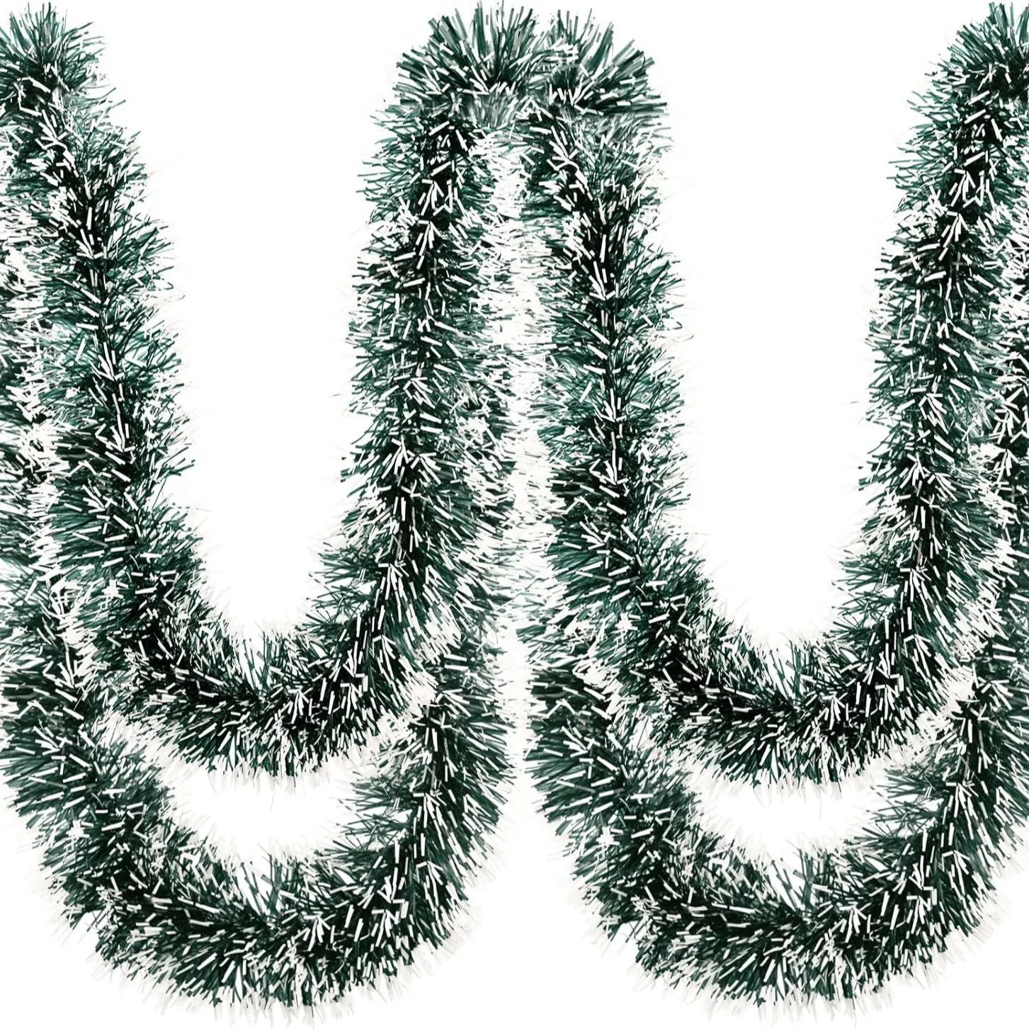 Tinsel Garland Decoration - Оконная гирлянда, подвесные украшения, праздничные декорации,