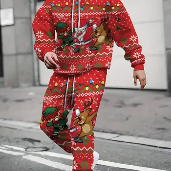 סט חולצות ומכנסיים לגברים לחג ...