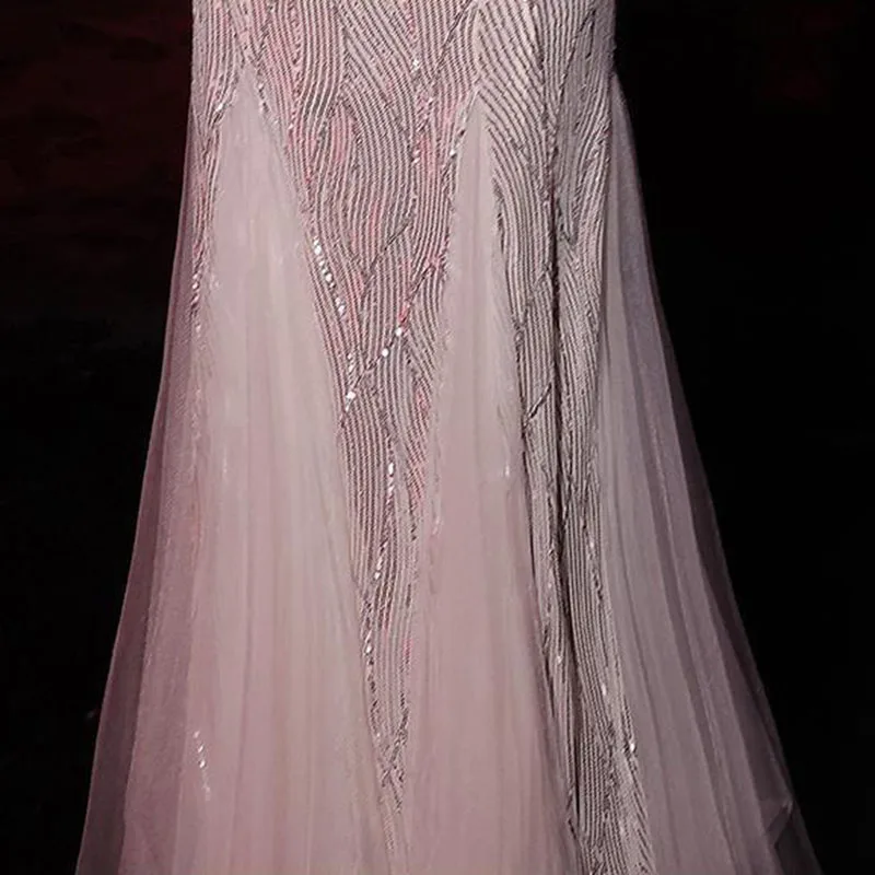 2025 Sequined Figure Hugging Mermaid Evening Dresses Woman Elegant One Shoulder Cocktail Dress Fashion Ethereal Slim Elongating