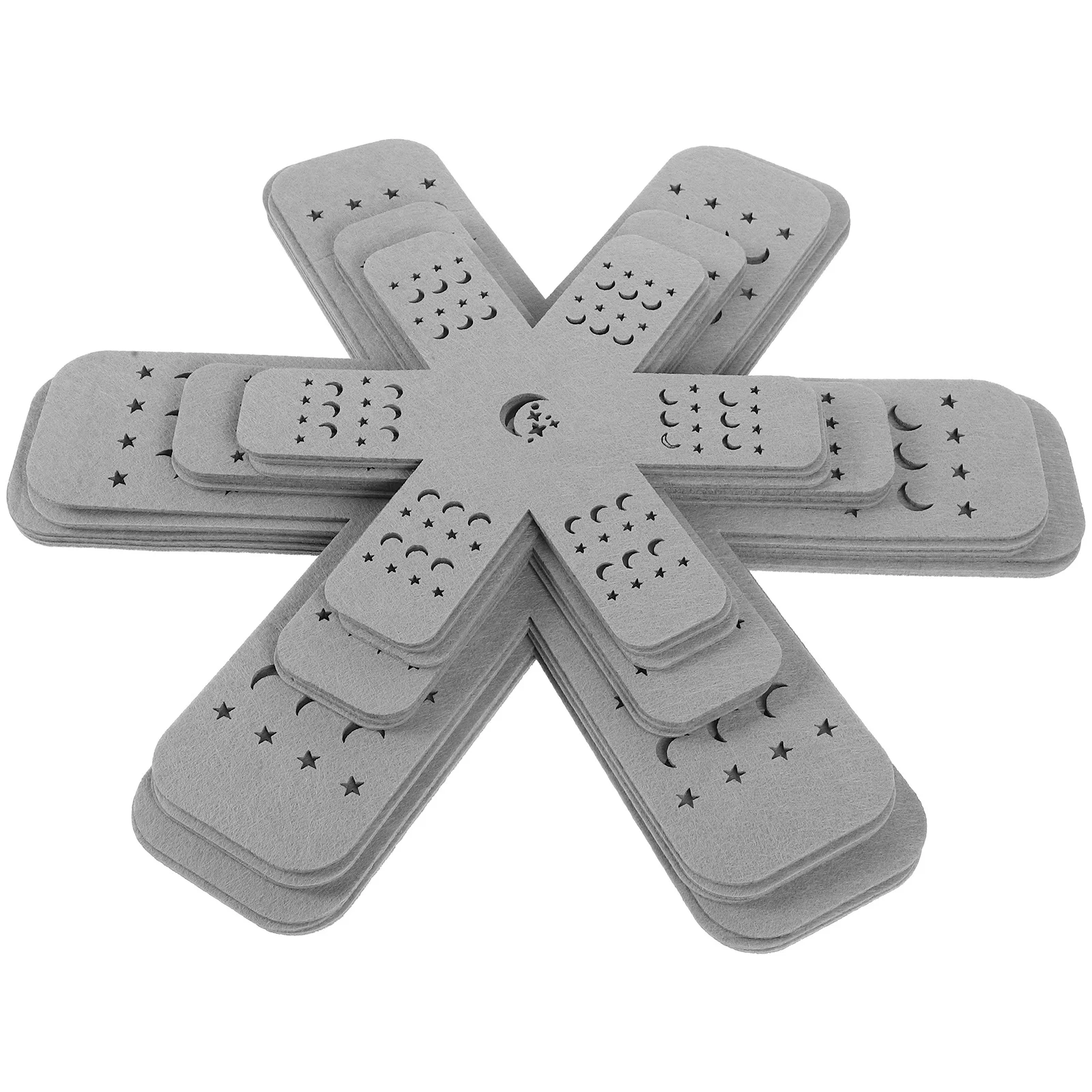 

12Pcs Heat-Resistant Non-Slip Pot Mat Non-Woven Table Placemat Kitchen Accessories Protective Pad Hot Holder