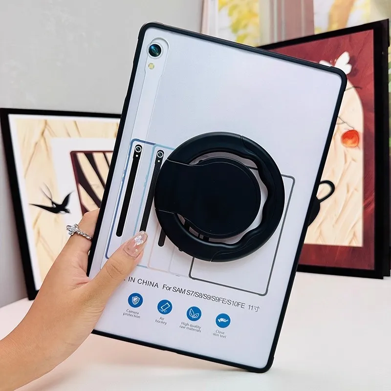 

360 ° Rotation Frosted Case For Samsung Galaxy Tab S10 Lite 10.9 inch 2025 S10 FE S9 S8 S7 A9 8.7 inch Hard Shockproof Cover